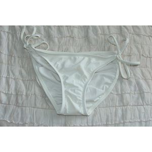 Off-white/Cream Colored Stringy Bikini Bottoms