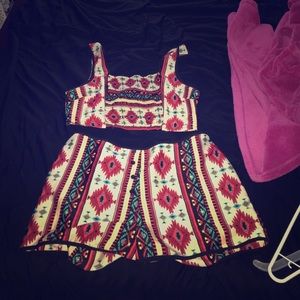 bralette and shorts from wet seal