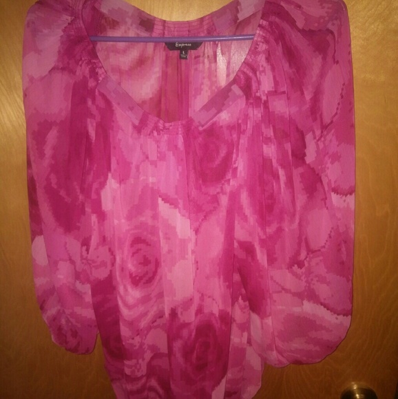 Express flowy top with matching tank top