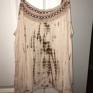 American Eagle tie dye tank