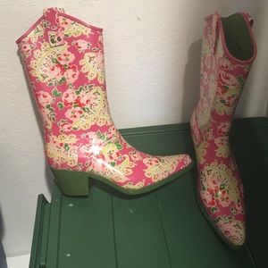 Fun Cowgirl Rain Boots!