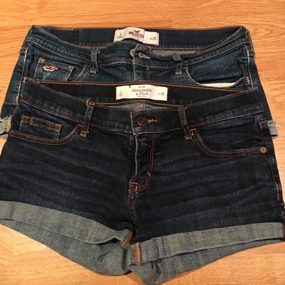 Abercrombie and Fitch and Hollister shorts