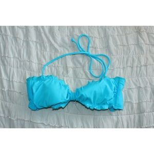Turquoise Ruffle Victoria's Secret Bikini Top