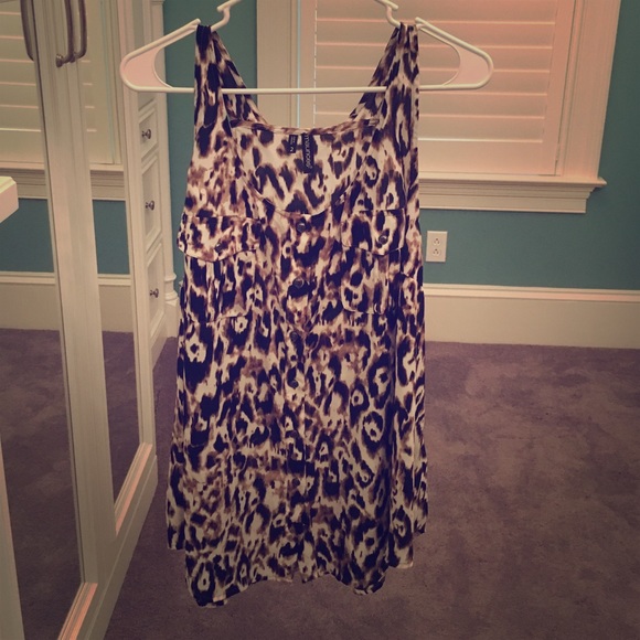Maurices leopard tank top