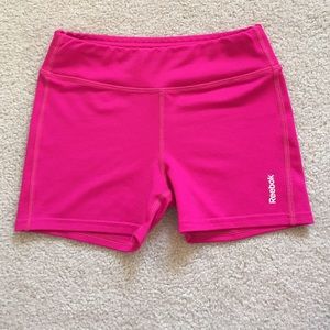 pink reebok spandex