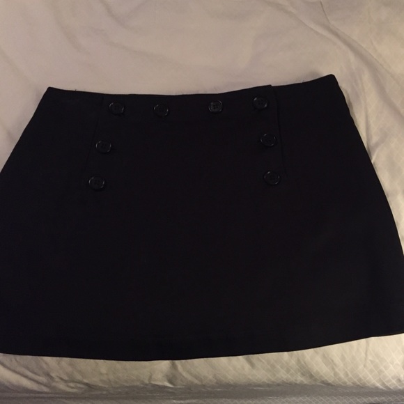 Trina Turk black mini skirt