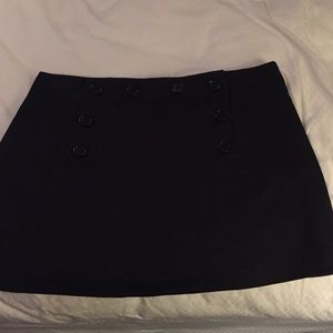 Trina Turk black mini skirt