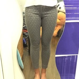 Topshop printed skinny jeans