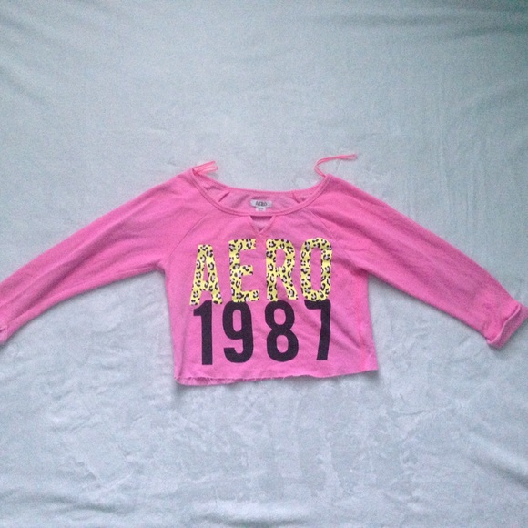 Pink crop top
