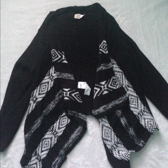Black cardigan