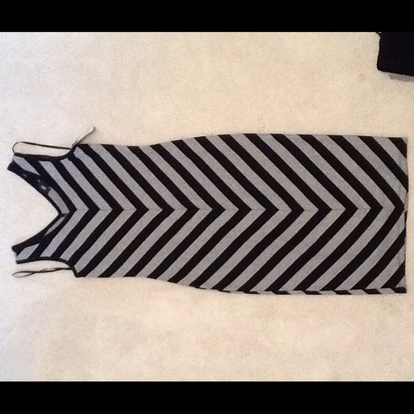 MOSSIMO Striped Midi Dress - Picture 2 of 2