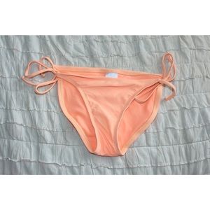 Neon Orange Stringy Bikini Bottoms