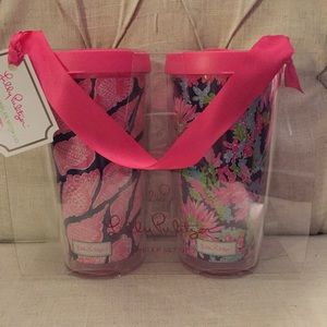 Lily Pulitzer tumblers