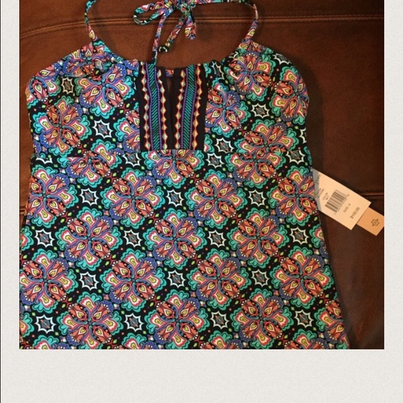 Colorful Tankini new with tags! Size Small