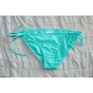 Turquoise Stringy Bikini Bottoms