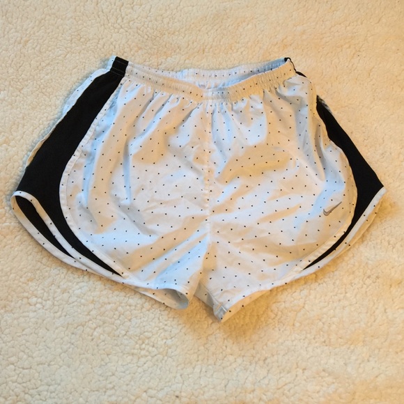 White Nike shorts