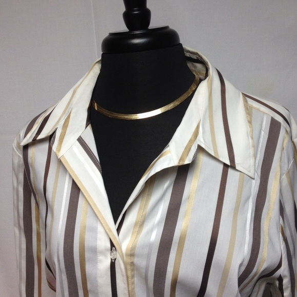 Striped tunic top - Picture 2 of 4