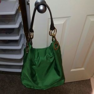 JPK Paris 75 Green Classic Nylon Hobo