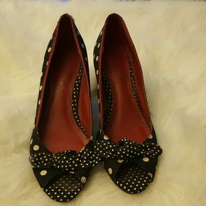 Sam Edelman Polka Dot Wedges