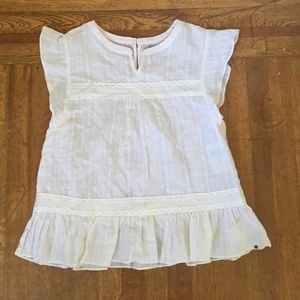 Girls cream top