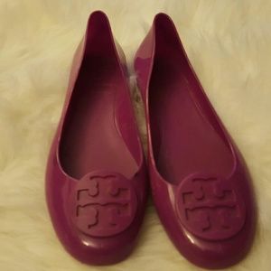 ON HOLD 👡👡Tory Burch Pink Jelly Flats