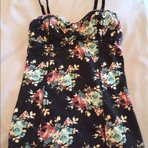 Tillys floral corset style top