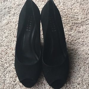Velvet Black Barneys New York Shoes