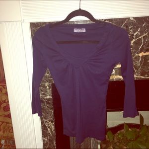 Navy Michael Stars Top