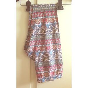 Cute Boho Hippie Pattern Leggings