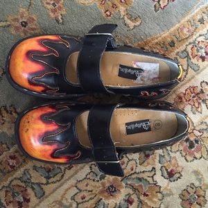 Anarchic by TUK circa 2004 flame Mary Janes
