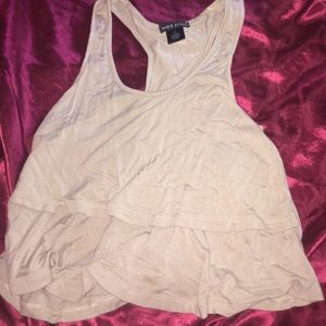 Tan Crop Top