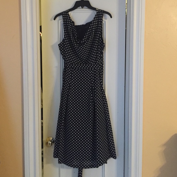 Navy and white polka dots by The Limited
