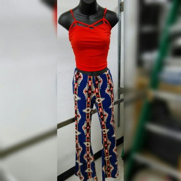 Get the look!! Printed bell bottoms aztec navajo - Picture 2 of 3