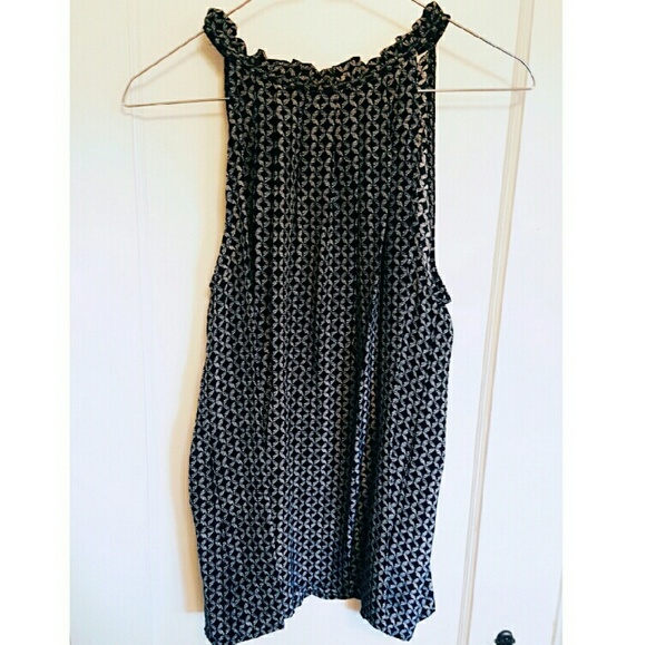 High Neck Silk Tank Top - Picture 1 of 4