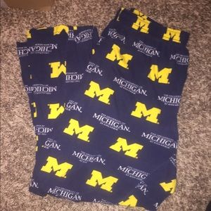 Michigan pajama pant