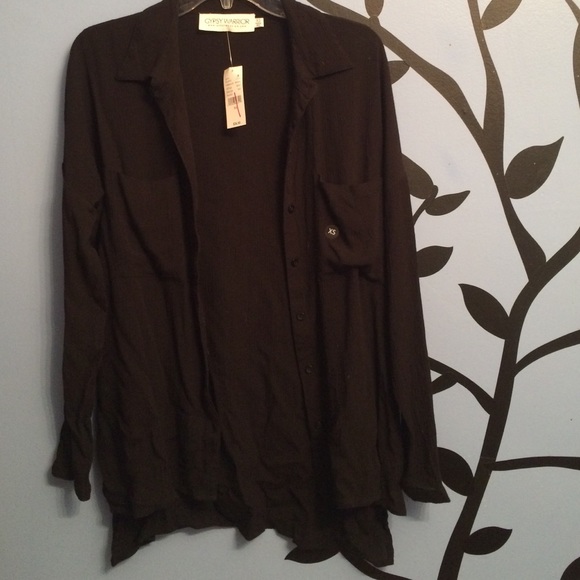 Gypsy warrior button up shirt