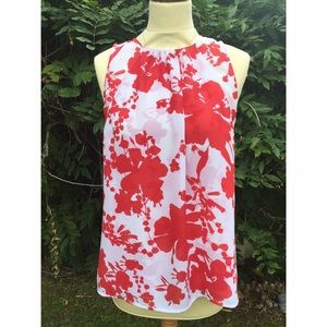 Nordstrom Floral Sleeveless Top