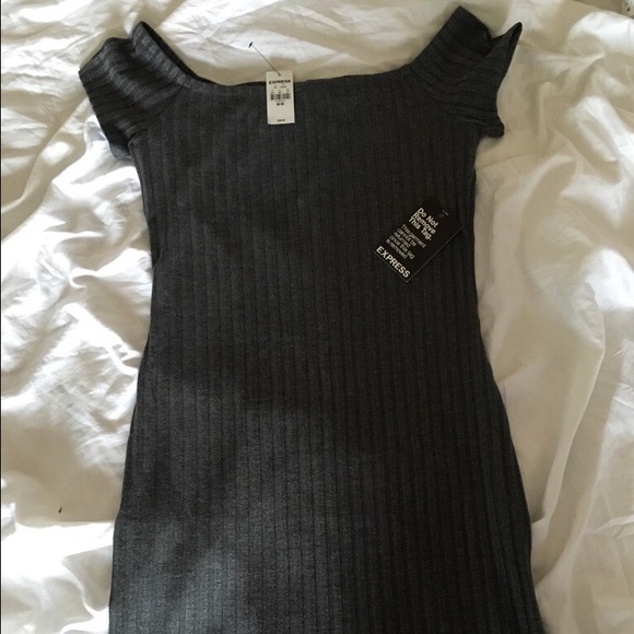 Express ribbed dress