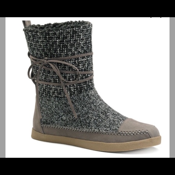 SOLD ON EB@Y Madden Girl Tweed Bootie - Picture 3 of 3