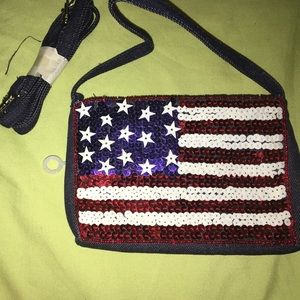 American flag purse