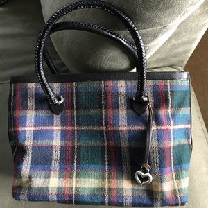 Vintage Brighton plaid handbag