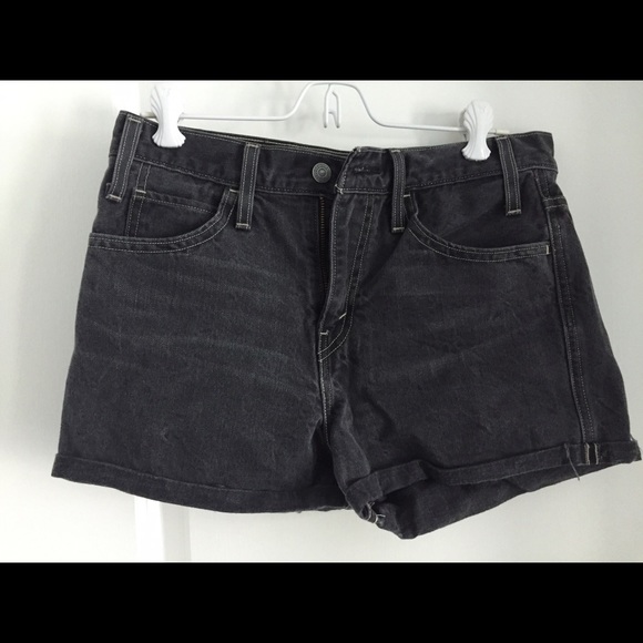 Levis high rise shorts