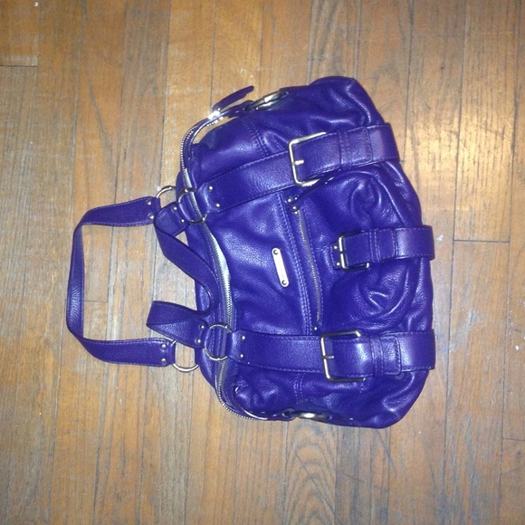 Purple Michael Kors handbag