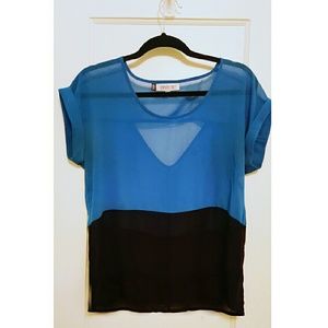 Color Blocked Blouse