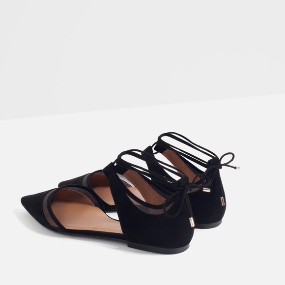 ‼️Final Hour‼️Zara d'orsay flats black - Picture 2 of 4