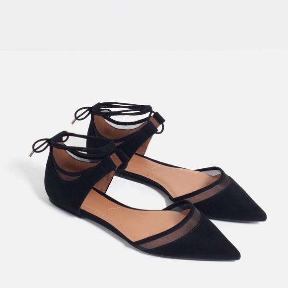 ‼️Final Hour‼️Zara d'orsay flats black - Picture 3 of 4