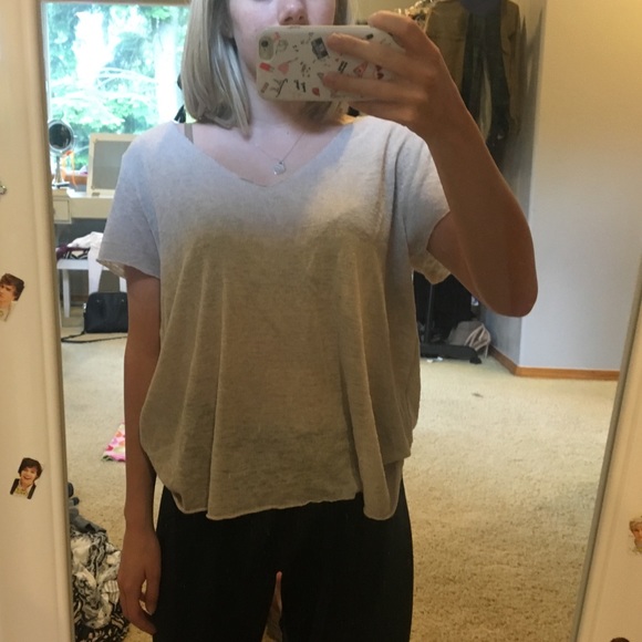 Distressed T shirt
