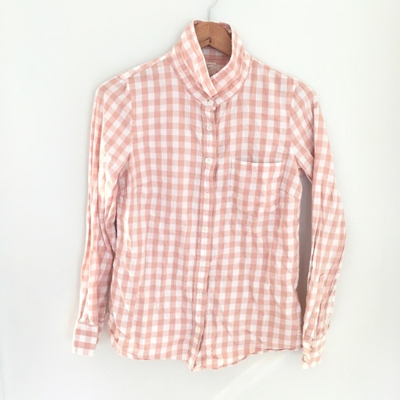 J. Crew gingham shirt