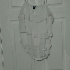 White Figure Flattering Top