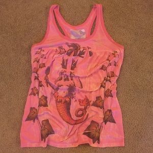 Mermaid print tank top sz Small